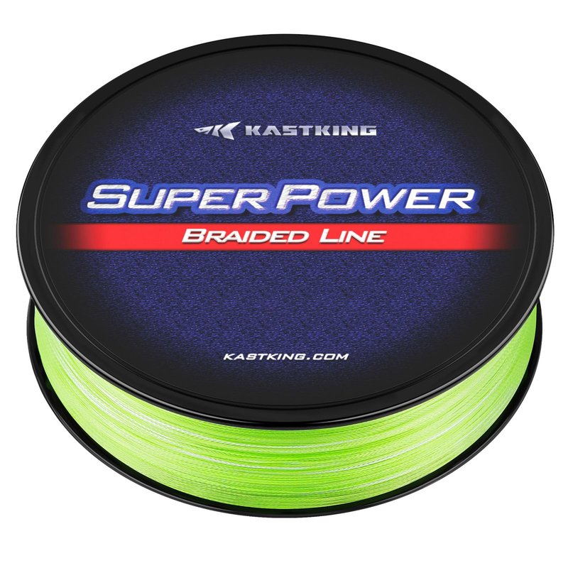 KastKing Superpower Braided Fishing Line, Grass Camo, 80 LB, 300+27 Yds(8 Strands)