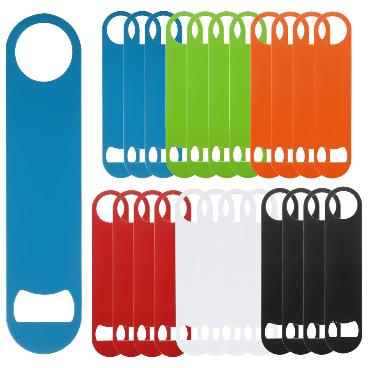 QTLCOHD 20 Pack 7 Inch Flat Bottle Opener