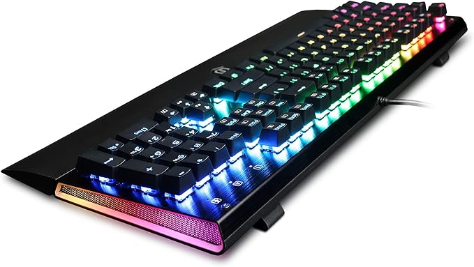 CyberpowerPC Skorpion K2 CPSK302 RGB Mechanical Gaming Keyboard with Kontact ™ Blue (Clicky) Mechanical Switches