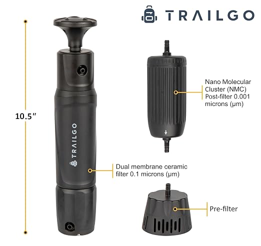 Tactical XR Water Filtration System 0.001 Micron Nano Filtration Military Grade