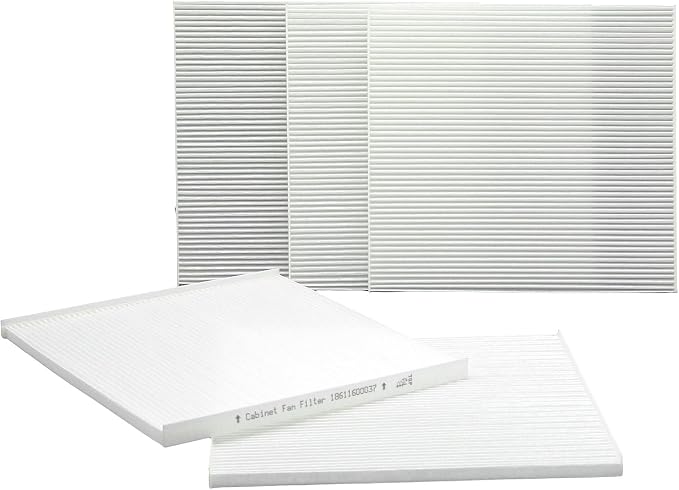 5-Pack BAIZHIHUA 18611600037 Cabinet Fan Filter Compatible