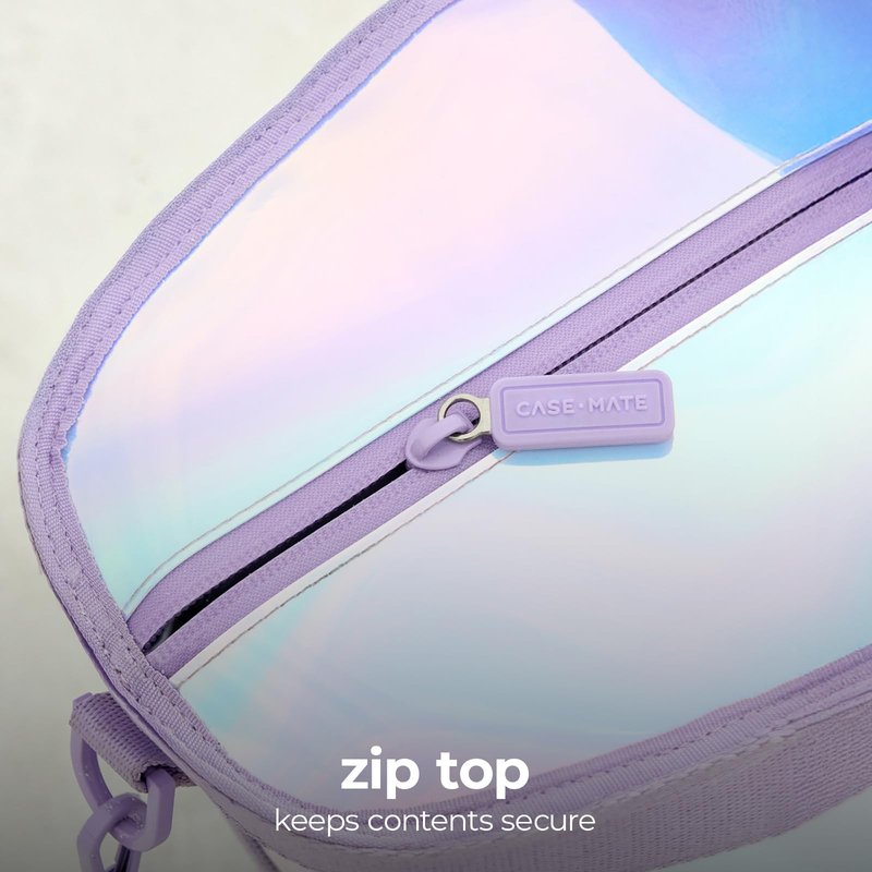 Case-Mate Soap Bubble Large Jelly Cooler Tote (12L) - Soft Cooler Bag w/Zippered Insulation - Keeps Drinks Cold for 24 hrs - Ideal for Beach & Weekend Getaways - Travel Tote w/Crossbody Strap