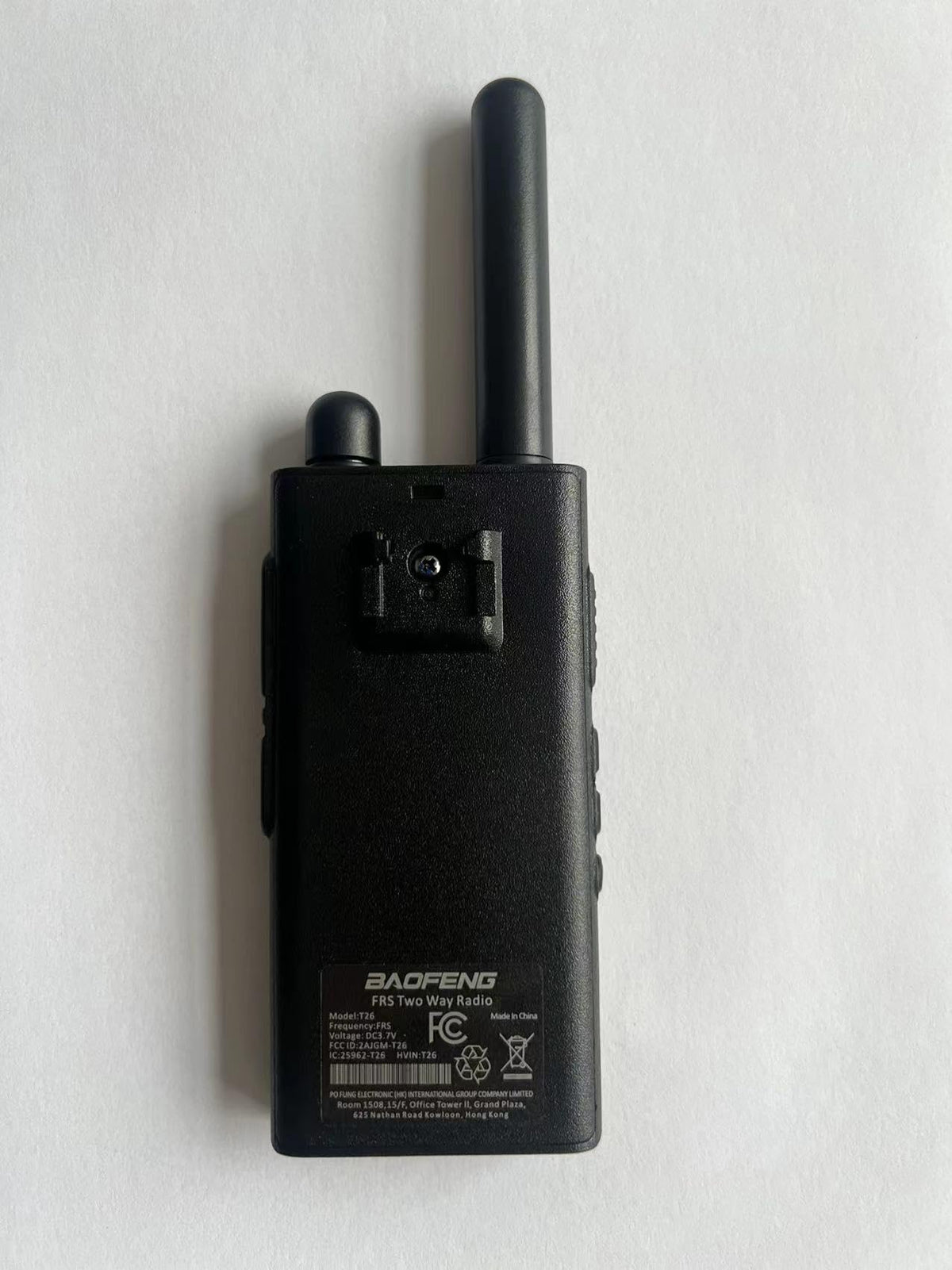 Baofeng T26 Walkie Talkies Long Range, Rechargeable Li-ion Battery 16 FRS Channel Two Way Radios with Earpieces for Adults, Handheld Mini Compact Walky Talky with Type-C Charging