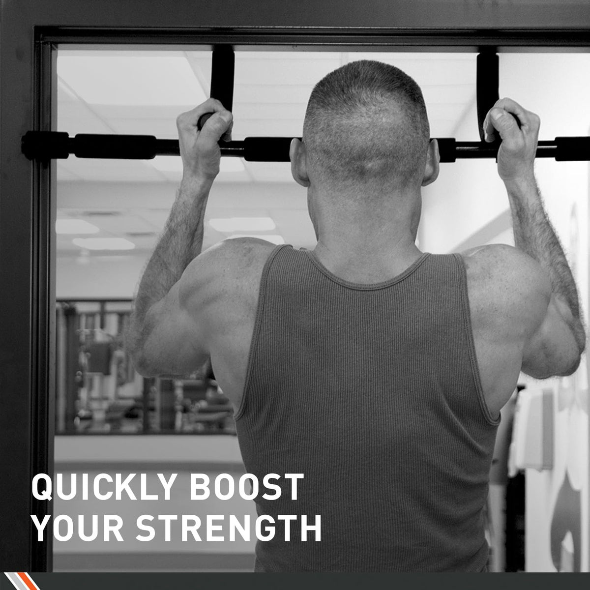 Body Sport 3-In-1 Pull-Up Bar for Doorway, Upper Body Fitness Workout Bar – 300 lb. Max Limit, Multi-Grip Exercise Bar – Portable Fitness Trainer for Home Gym