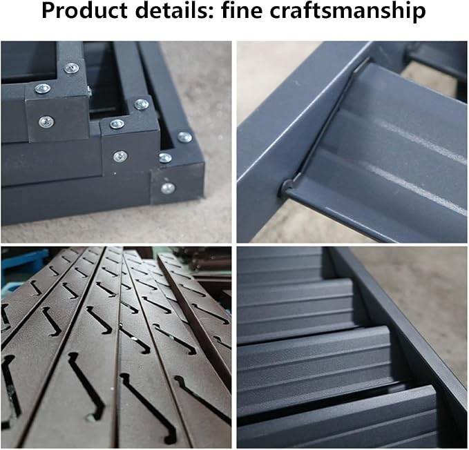 Freestanding Louvered Space Divider, outdoor garbage can enclosures, balcony
