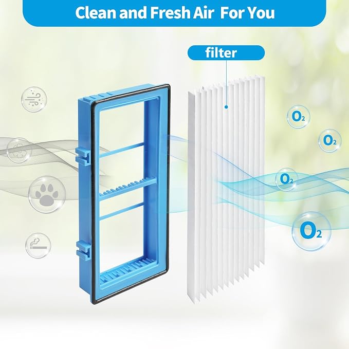 DerBlue 4pcs Replacement Filters Compatible