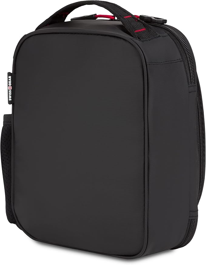 SwissGear 3999 Insulated Lunch Bag, Black/Red