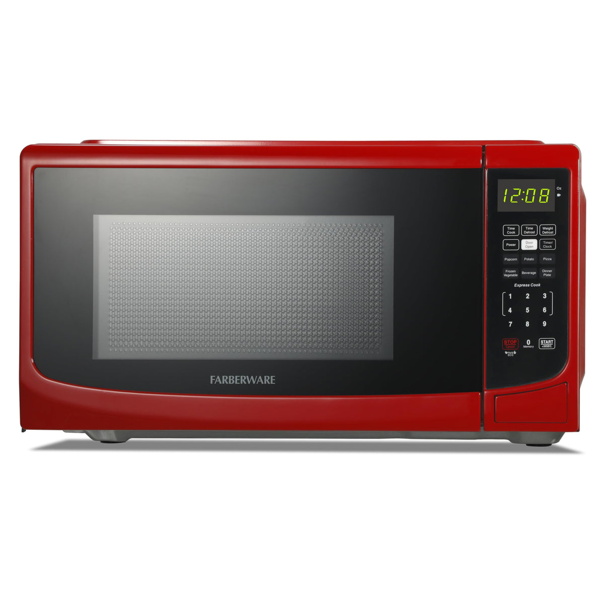 Farberware 0.7 Cu. Ft. Countertop Microwave Oven – 700 Watts Power, Auto Cook Settings, Defrost, Easy Clean and Child Safety Lock - White