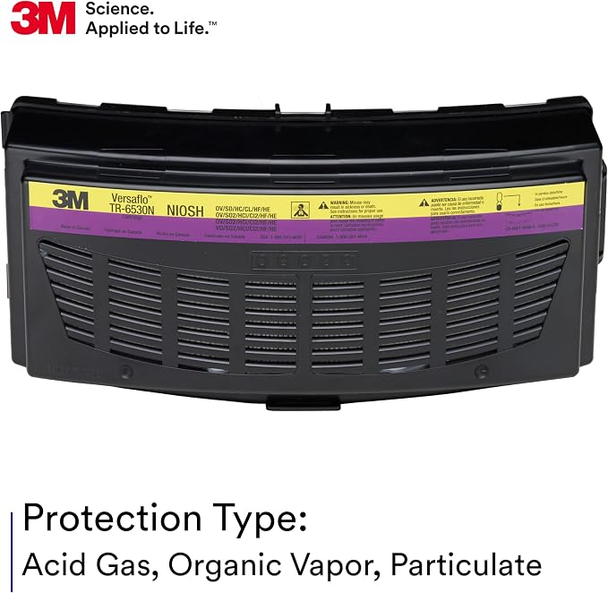 3M Versaflo Organic Vapor/Acid Gas/HEPA Cartridge TR-6530N,