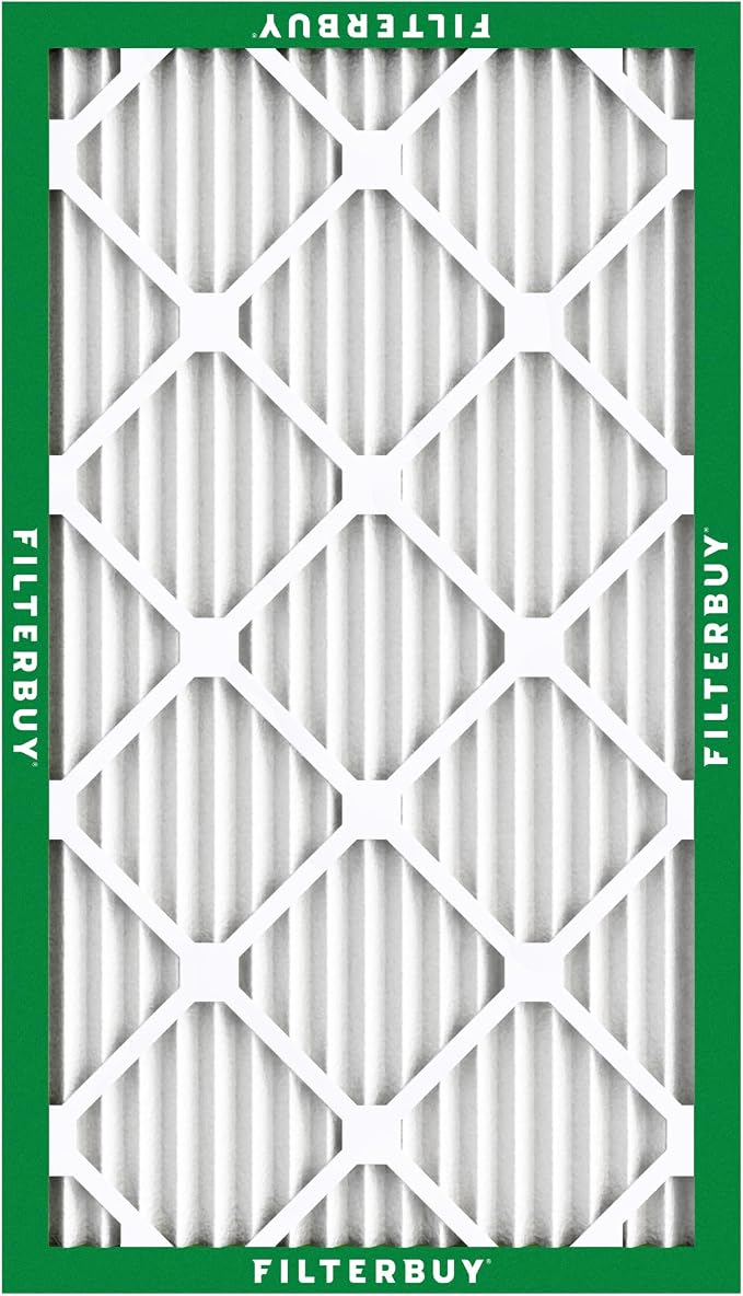 Filterbuy 14x30x1 Air Filter MERV 8 Essential Dust & Allergy Defense,