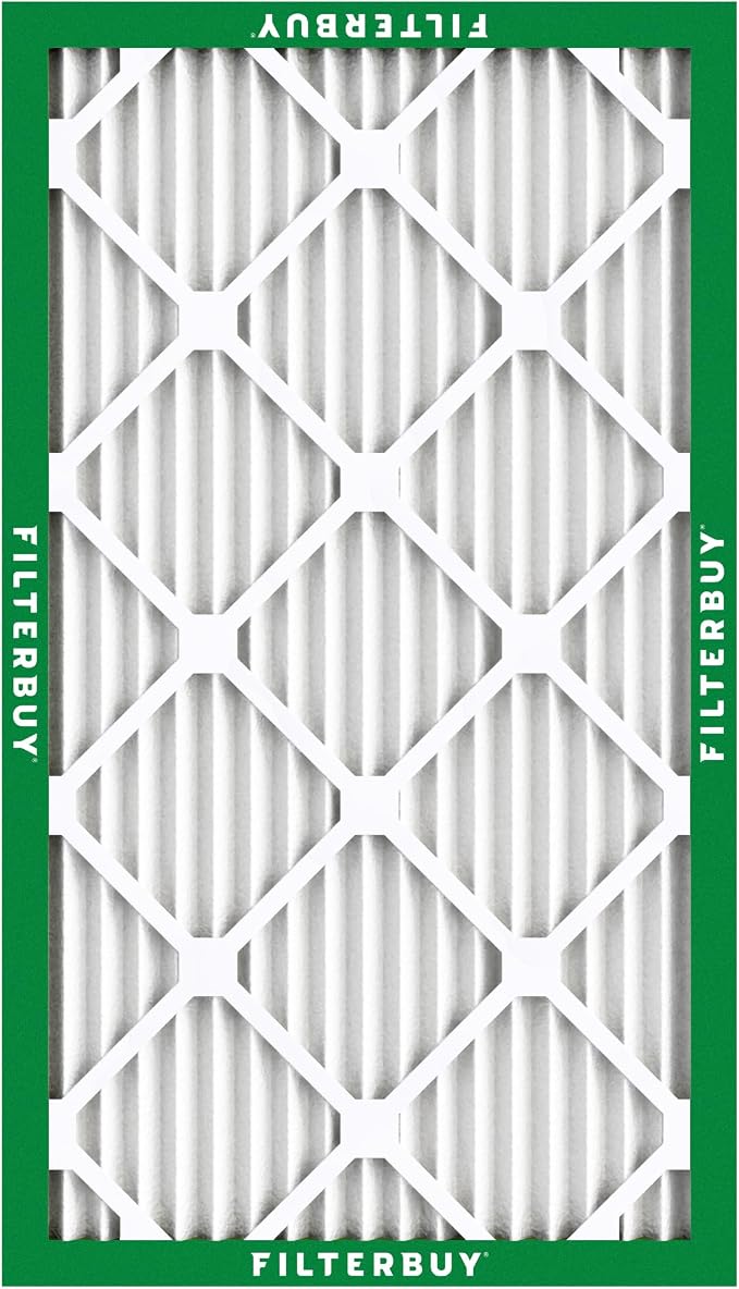 Filterbuy 18x28x1 Air Filter MERV 8 Essential Dust & Allergy Defense,