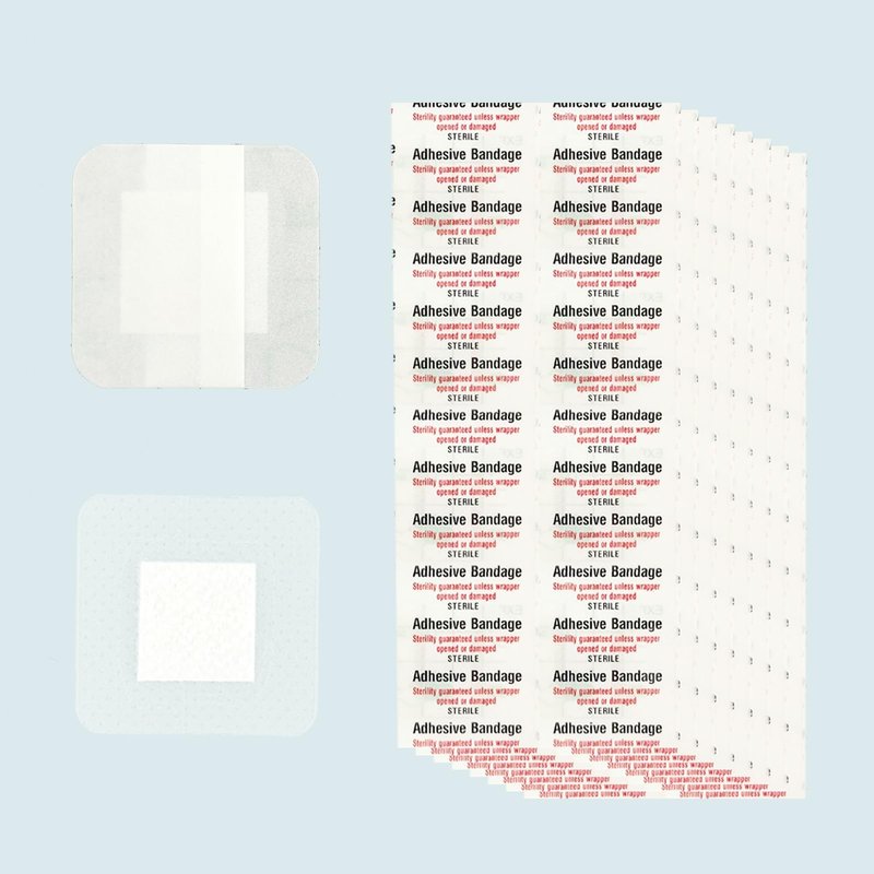210PCS Waterproof Square Adhesive Bandages for Small Incisions Wound Care Flexible Bandages for First Aid and Hides Skin Spots(38mm,Transparent Color)