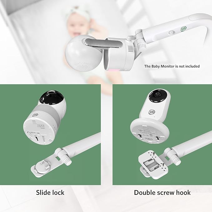 LeapFrog Floor Stand Accessory, Compatible with Most Cameras, Adjustable Camera Mount for Crib, Secure and Stable Design, Safe and Secure Monitoring, Over-The-Crib View, Quick Setup
