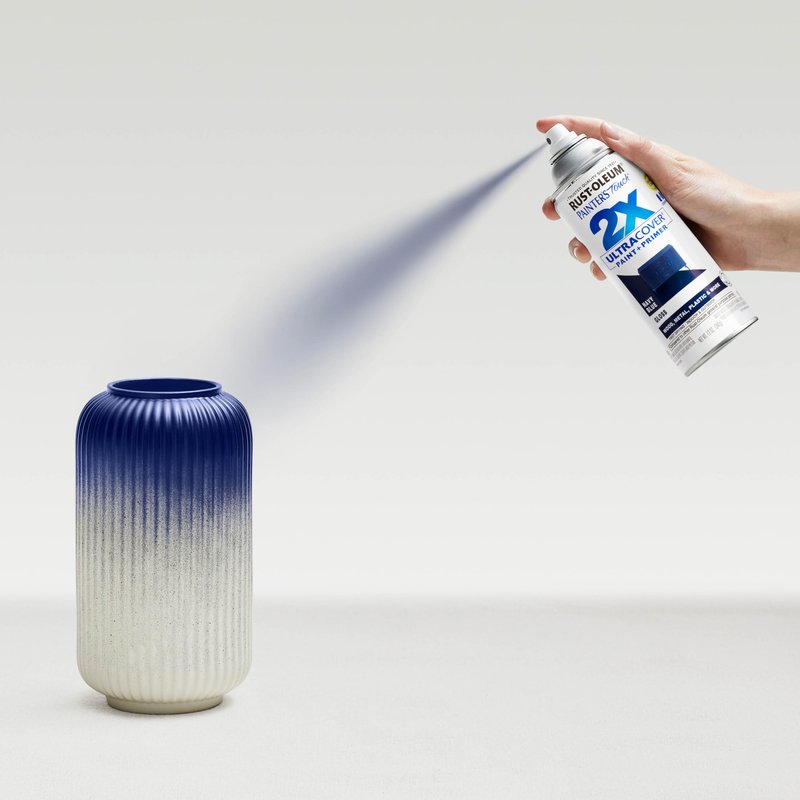 Rust-Oleum 334041-2PK Painter's Touch 2X Ultra Cover Spray Paint, 12 oz, Gloss Navy Blue, 2 Pack