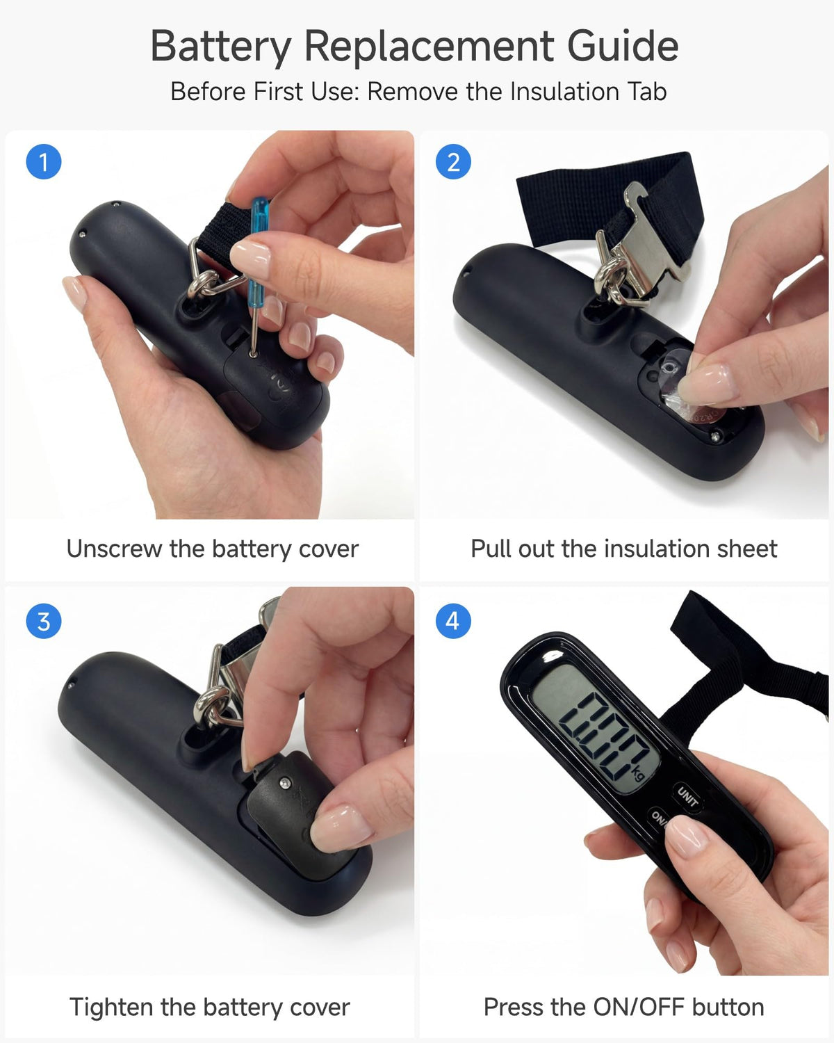 LUGGEX Luggage Weight Scale, Suitcase Scale, Luggage Scale Travel Digital