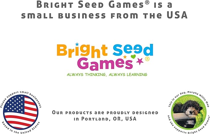 Bright Seed Sight Words Bingo Game for Kindergarten, Learn to Read Sight Word Cards, Word Games for Kids Ages 4-8, Bingo Sight Words Level 1&2, Laminated for Easy Clean
