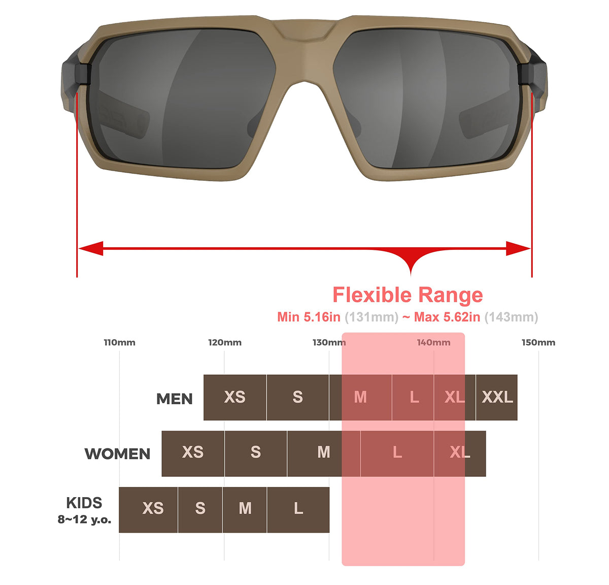 HTS HUNTERSKY Q37 Anti Fog Polarized Tactical Hunting Shooting Sunglasses ANSI Z87.1+ Military Grade Ballistic Impact Protection Eye Pro with Case Motorcycle Riding Driving Range Outdoors