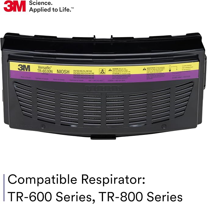 3M Versaflo Organic Vapor/Acid Gas/HEPA Cartridge TR-6530N,
