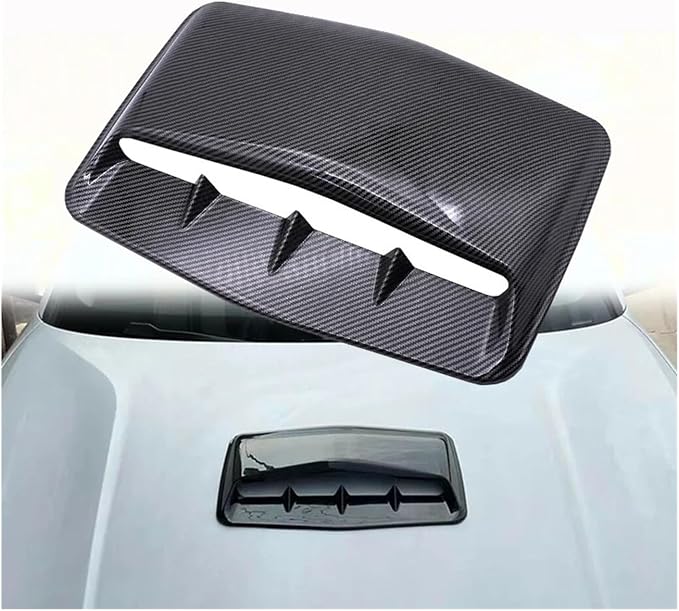 Universal Car Hood Scoop Air Flow Intake Decorative Turbo Bonnet Vent Cover