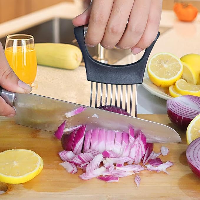 JAYVAR Onion Holder for Slicing, 304 Stainless Steel