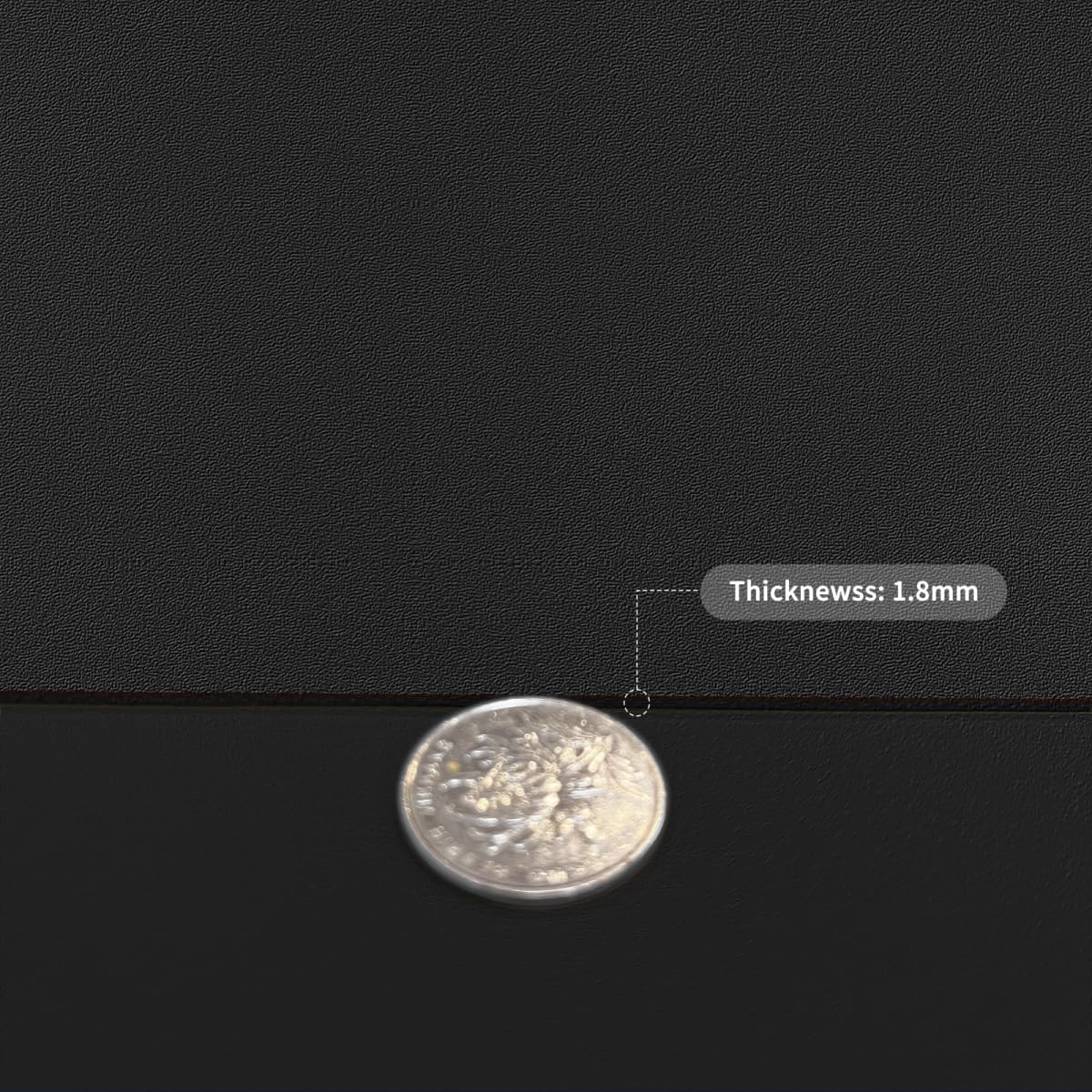 Zinkooat Dining Room Table Protector Pad - 44x68 Inch Waterproof Easy to Clean Can Conceal Flaws Protector The Table Top from Scratches Used for Dining (Black+Black 44x68)