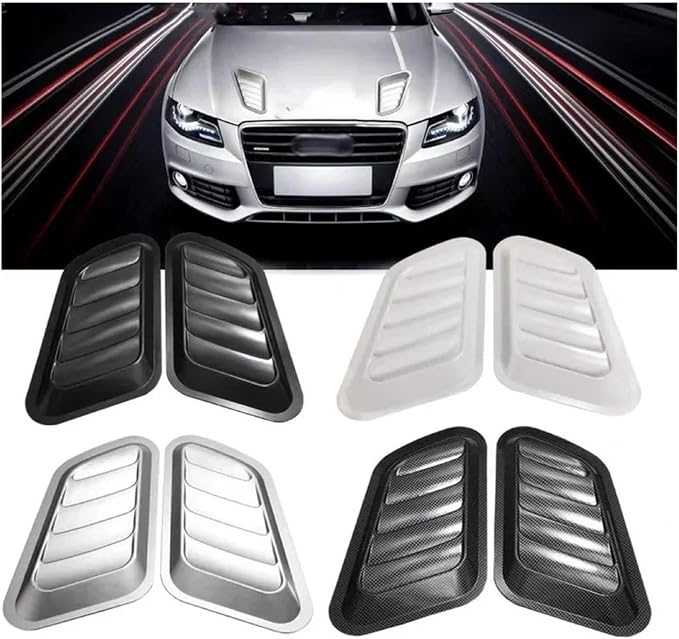 Car Air Flow Intake Hood Scoop Vent Bonnet Cover Decorate Car Accessories