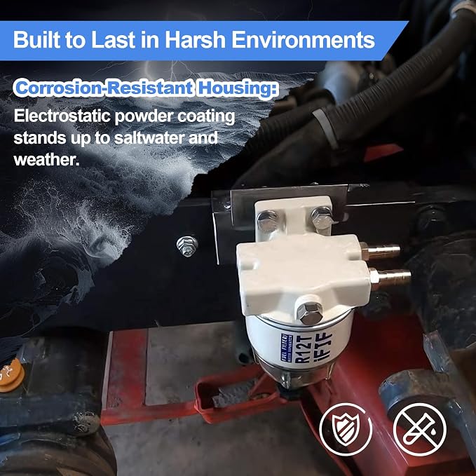 iFJF R12T Fuel Water Separator Marine Assembly