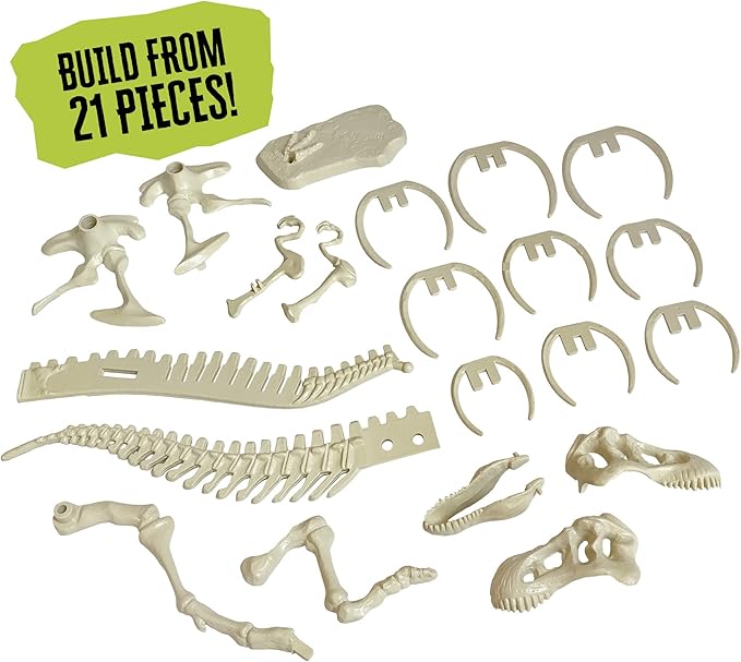 Thames & Kosmos Giant Dinosaur: T. Rex Skeleton Model | STEM Activity | Build a 26-in Long T. Rex Skeleton | Explore Paleontology & Learn Fun Dino Facts | Includes Manual with Step-by-Step Assembly