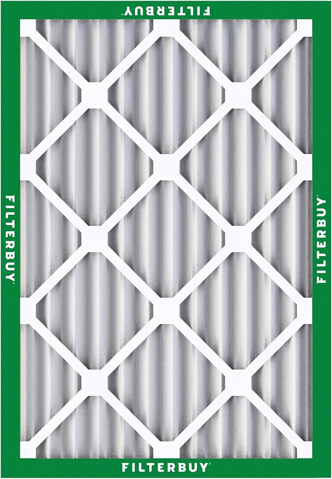 Filterbuy 30x36x2 Air Filter MERV 8 Essential Dust & Allergy Defense,