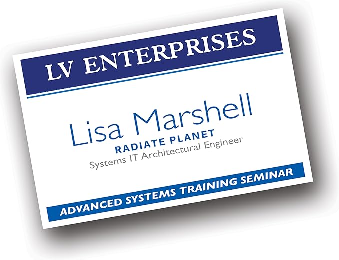 Avery Customizable Name Badge Inserts, 2.25” x 3.5”, White, 400 Printable Name Tag Inserts (5390) (Pack of 5)