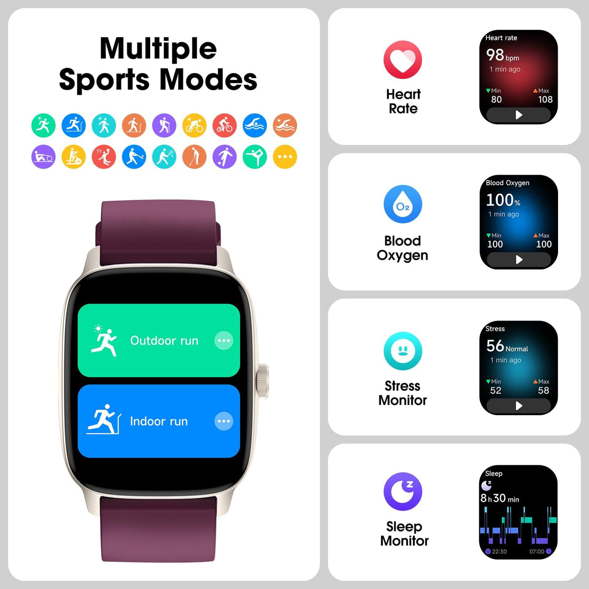 Pedometer Watch Senior Friendly No App No Phone Required, Step Counter