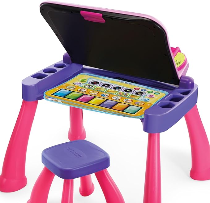 VTech Touch and Learn Activity Desk Deluxe, Pink