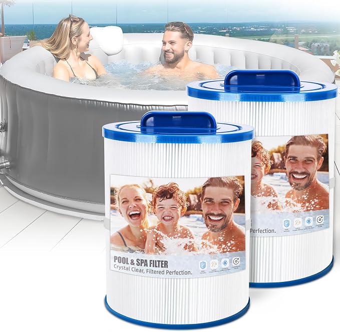 2 Pack SPA Filter Cartridge 6CH-502 Compatible