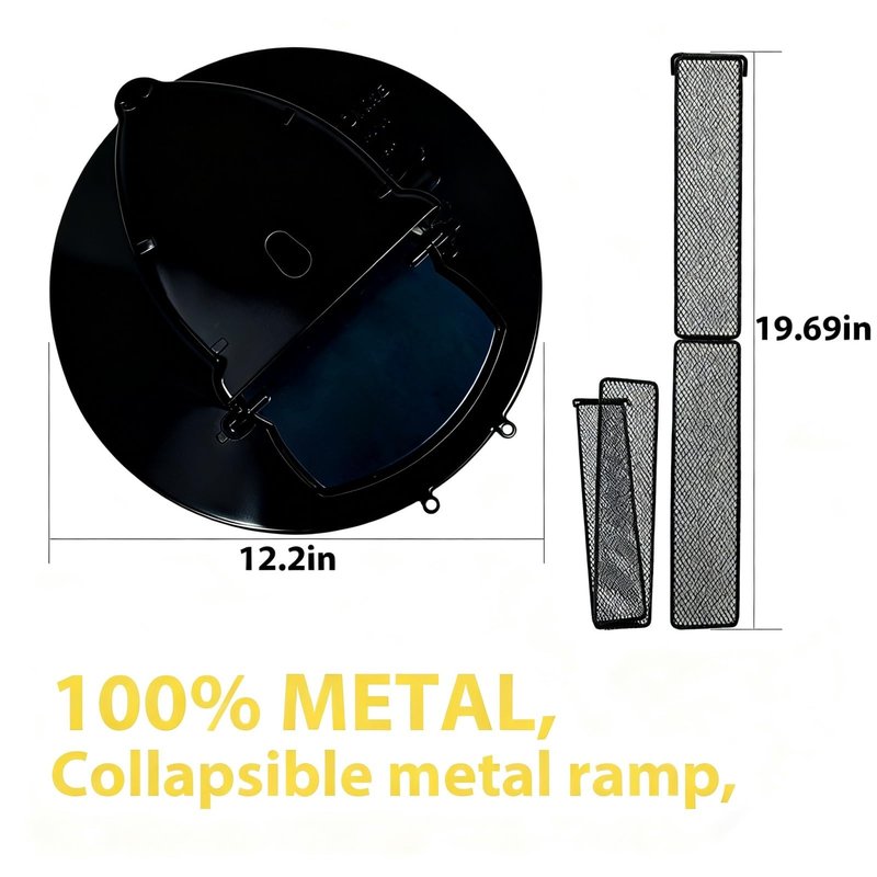 Bucket Lid Mouse Trap Metal 5 Gallon Bucket lid, Strong Material That Will Not Deform or be Bitten, Humane or Lethal Rat Traps, Auto Reset, Repeat Catch for Indoor Outdoor