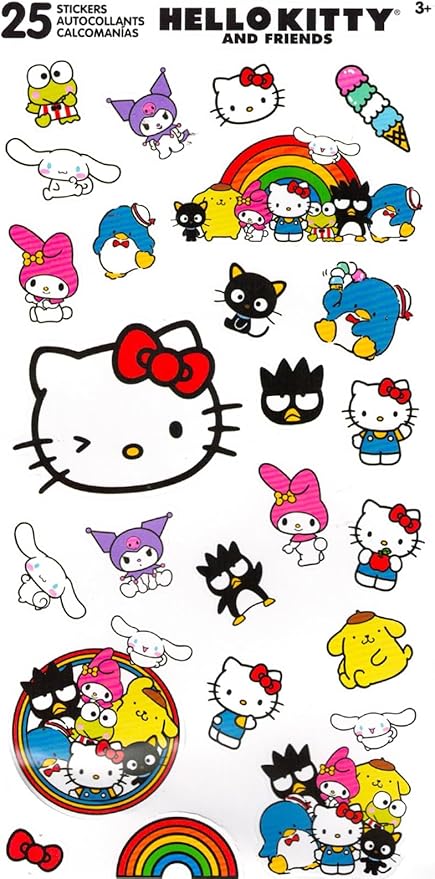 Hello Kitty Pencil Box Set - Sanrio School Supplies Bundle with Pencil Case, Stickers, More | Hello Kitty Stationery Set for Girls, Toddlers