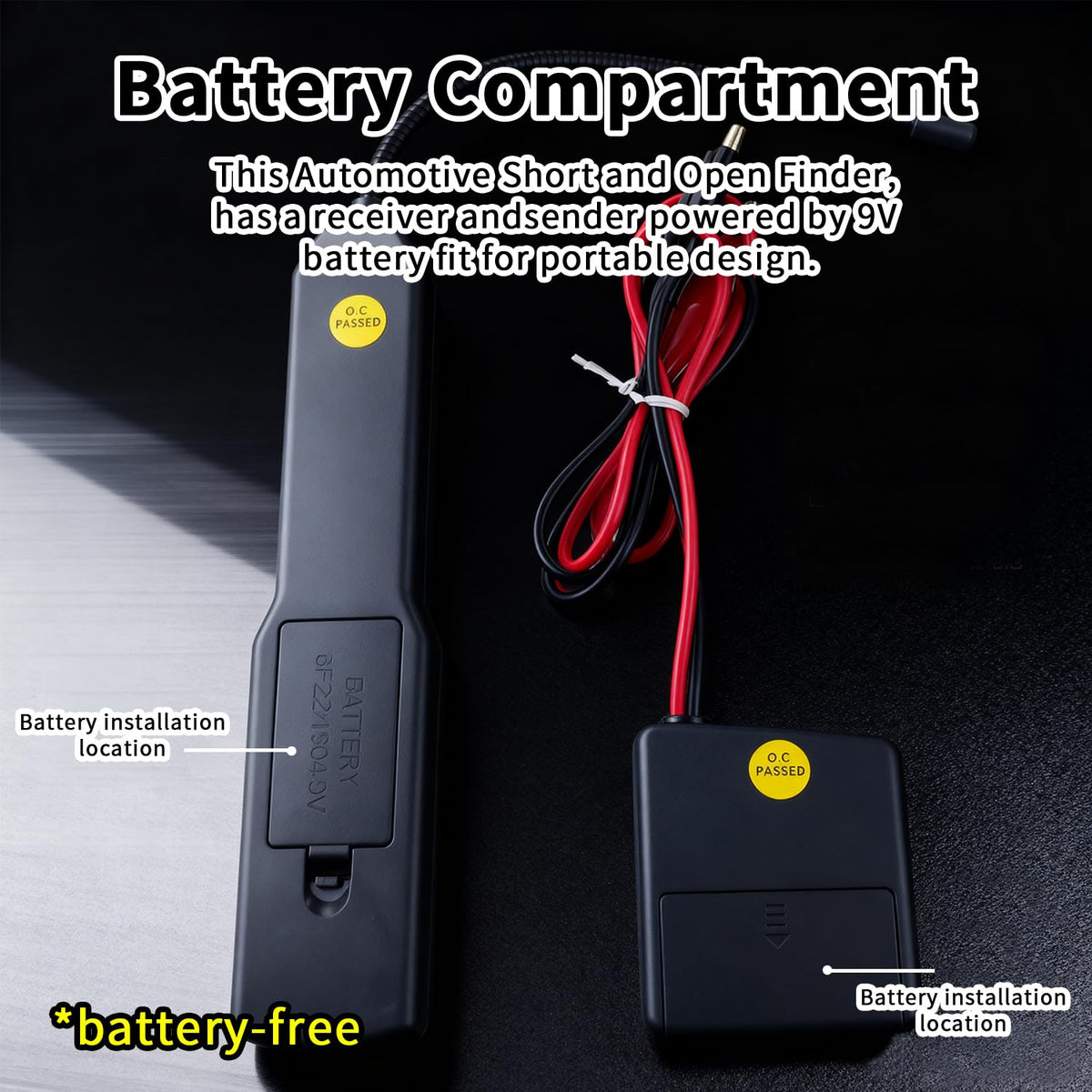 Cable Tracker Electrical, EM415 PRO Automotive Short & Open Finder, Wire Tracer with Flexible Probe, DC 6-42V Car Diagnostic Tool, Open Circuit Locator for Automotive Wiring Systems (No Battery)