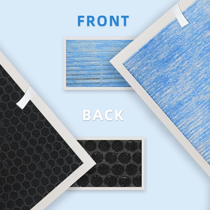 2-PACK MSA3/MSA3S Replacement Air Filter: Compatible