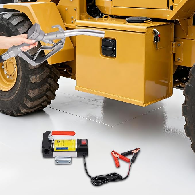 Diesel Transfer Pump Kit 45L/min, 12V DC Electric Oil Transfer Pump