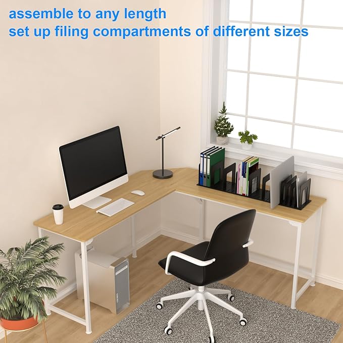 6 Pieces Upright Boards, Accessory Parts of Expandable File Folder Holder, White