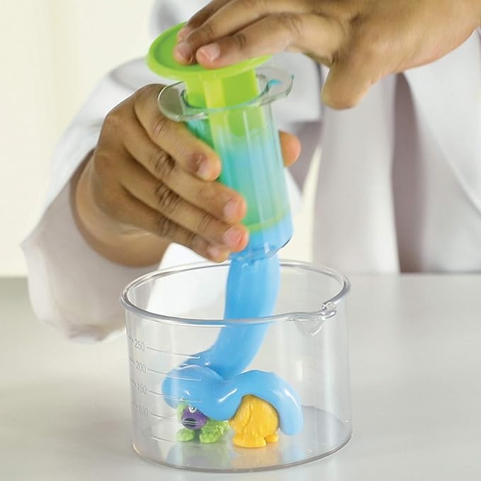 Learning Resources Beaker Creatures Alien Experiment Lab, 18 Piece Set, Ages 5+,Science Exploration, Science Kit for Kids, Fun Science Experiments for Kids