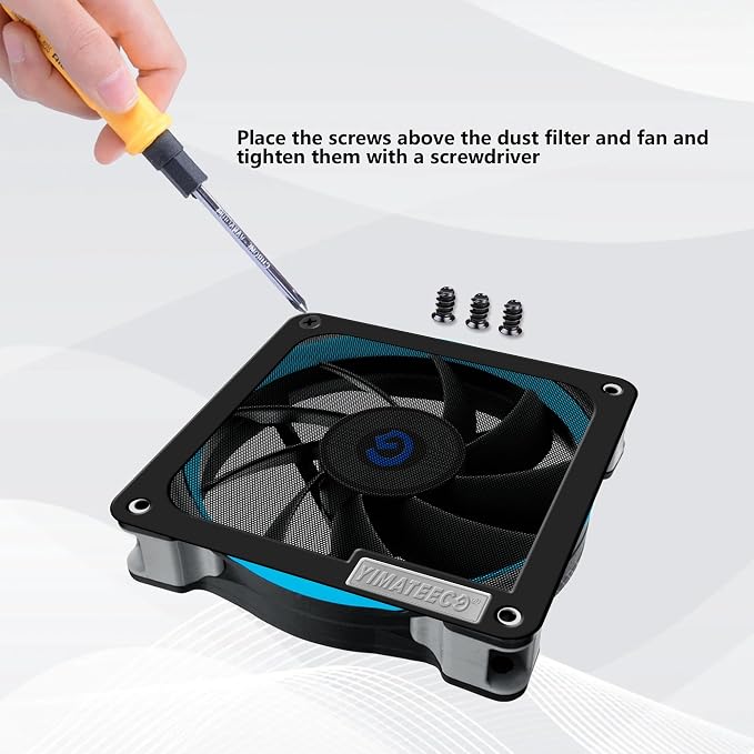 120mm Dust Filter PC for Computer Cooler Fan/PSU/Routers PVC 50 Mesh, Computer