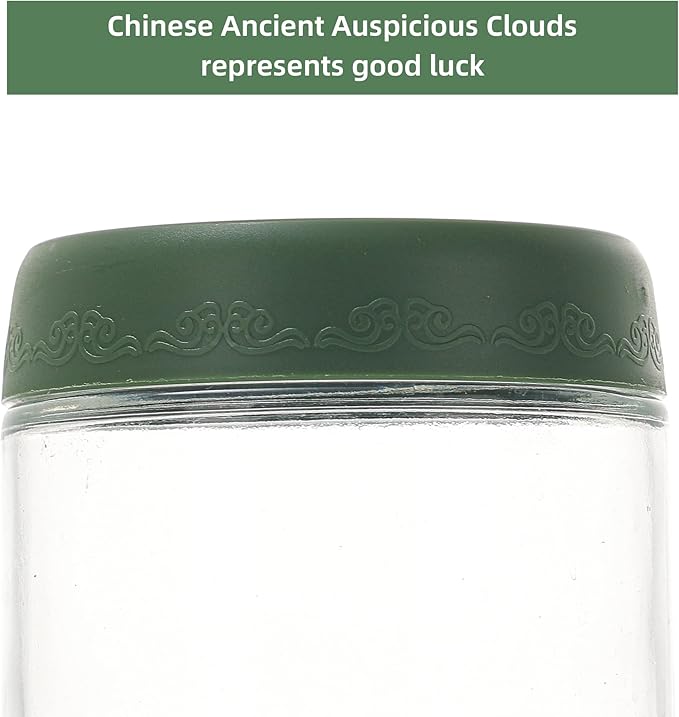 18 OZ 4Pack, Overnight Oats Jars with Lids, Glass Meal Prep Containers, Airtight Mason Jars for Breakfast, Yogurt Parfait, Salad & Smoothies, Leakproof and Reusable Food Storage Jars(4-1)