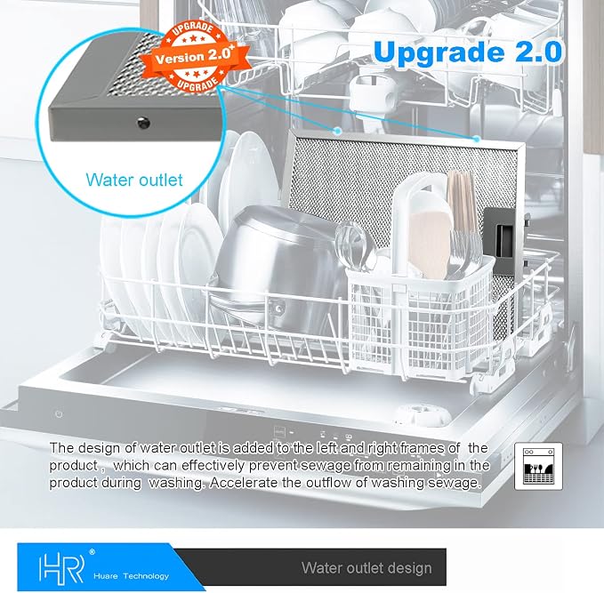 W10169961A Range Hood Filter Replacement, Fits Whirlpool, Kitchen Aid, Jenn Air