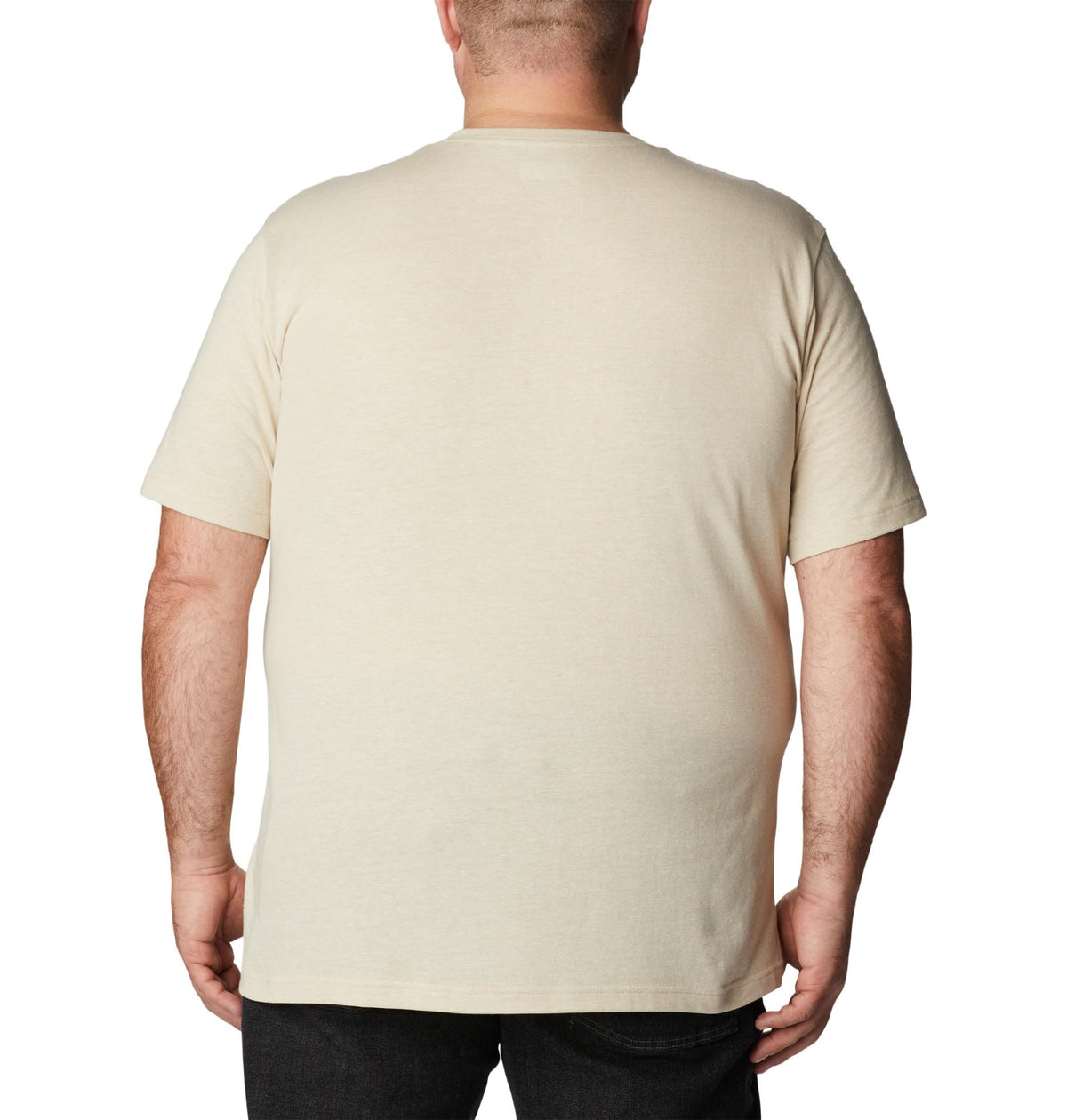 Columbia Men's Thistletown Hills Short Sleeve T-Shirt, Ancient Fossil Heather, 2X