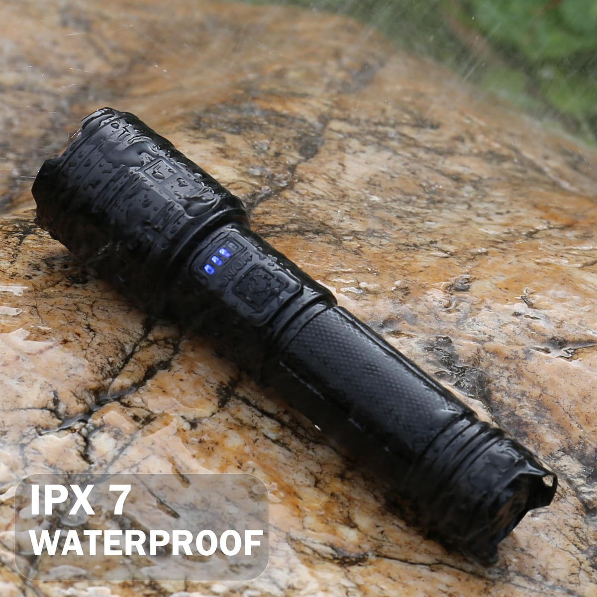 TIMSUMR Rechargeable Flashlights 90,000 High Lumen, 2 Pack LED Flashlight
