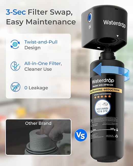 Waterdrop 10UB-CM 6 Months Under Sink Water Filter