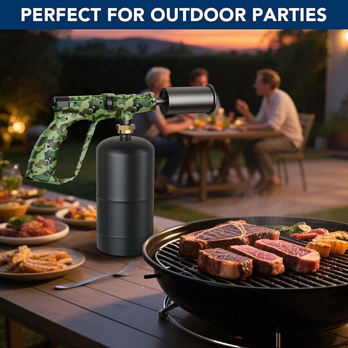 Sondiko Propane Torch Head, Powerful Blow Torch for Cooking, Fire Starter