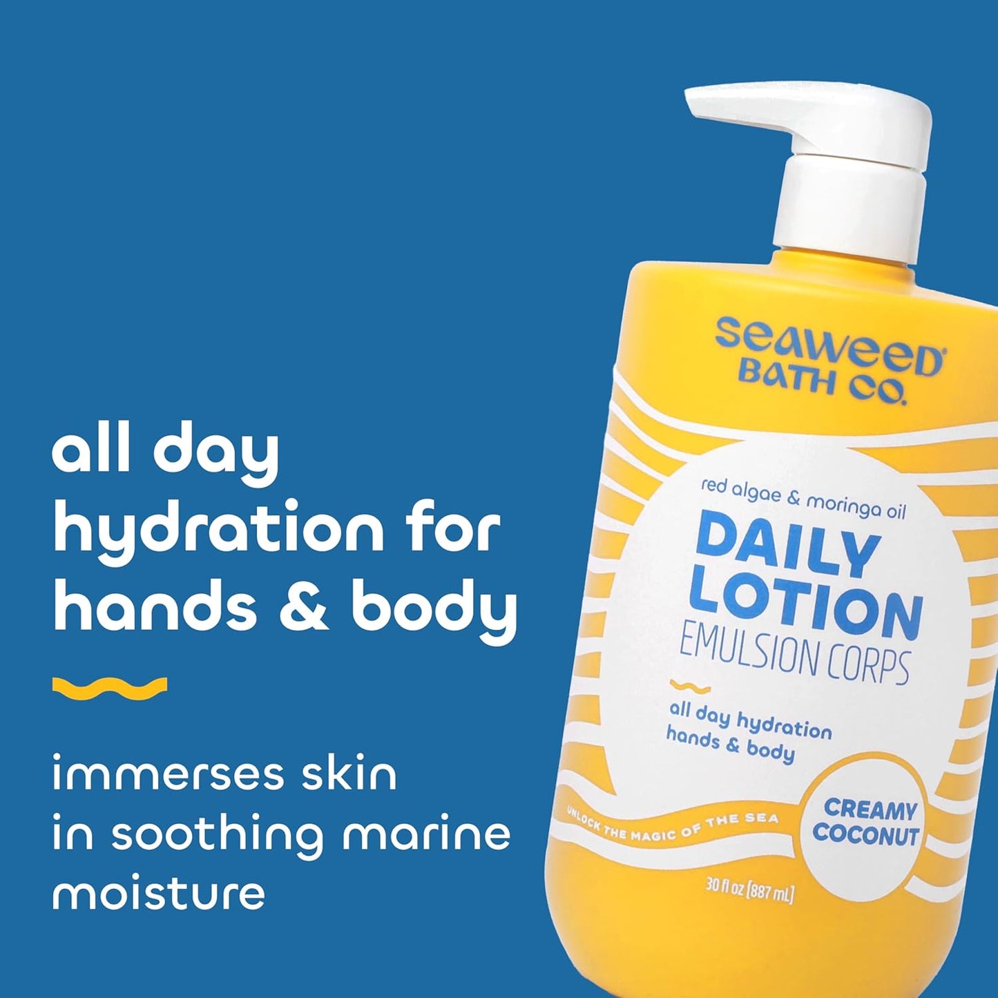 SEAWEED BATH CO Creamy Coconut Daily Lotion, 30 OZ