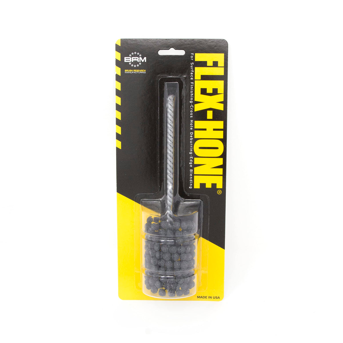 Brush Research BC20012 FLEX-HONE®, 2" (50.8mm) Diameter, 120 Grit, Silicon Carbide, For Mild Steel, Stainless Steel, Cast Iron and Softer Ferrous Materials