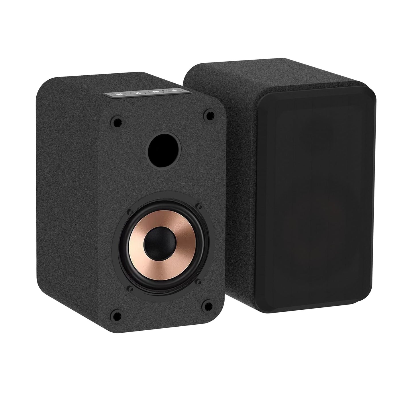 LONPOO Plug-N-Play Gaming Computer Speakers for Desktop and PC, 30W RMS Active Bookshelf Speaker with 3-Inch Full Range Speaker,Support Bluetooth 5.3, USB Playback,Aux-in and 3.5mm Earphone Port